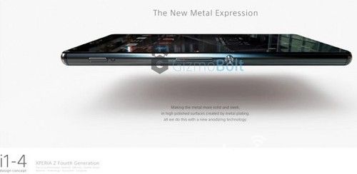 索尼Xperia Z3 Neo渲染圖曝光 采用金屬機(jī)身