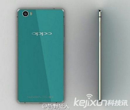 OPPO R7渲染圖再曝光 或采用全金屬機(jī)身