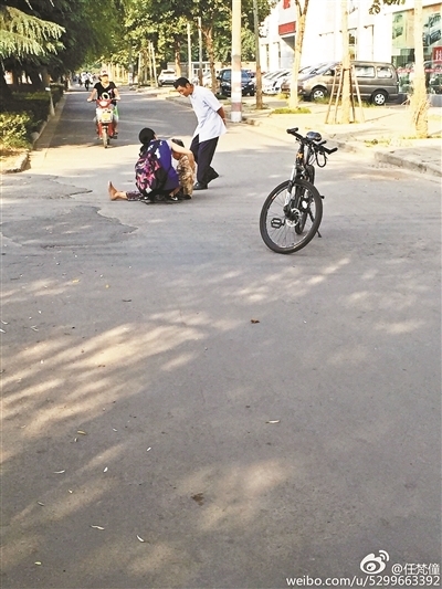 女大學(xué)生扶老人事件續(xù) 雙方都沒(méi)有逃避尋找真相