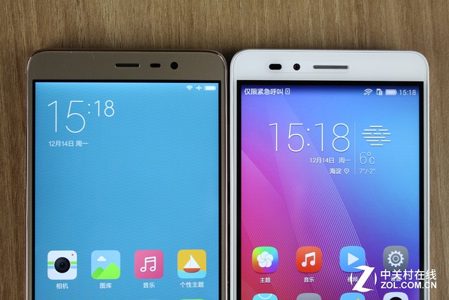 千元機大戰(zhàn) 榮耀暢玩5X對比紅米Note 3 