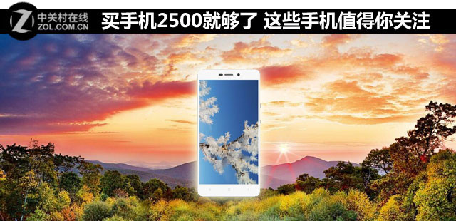 買手機2500就夠了 這些手機值得你關(guān)注 