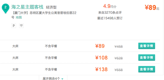 該客棧僅有23間客房,2014年6月份才有第一條評(píng)論,銷量要超1萬(wàn)5單,意味著該客棧自上線以來(lái),要每天滿員才能勉強(qiáng)達(dá)到)