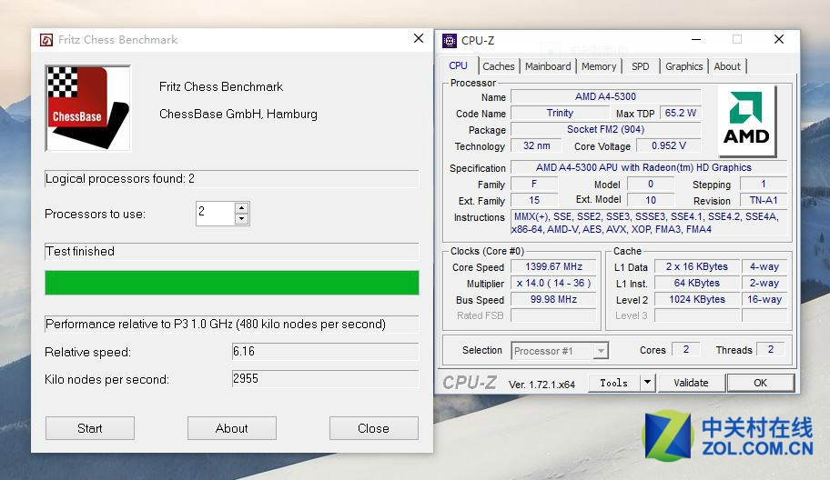 一分鐘了解CPU性能：AMD A4-5300實(shí)測