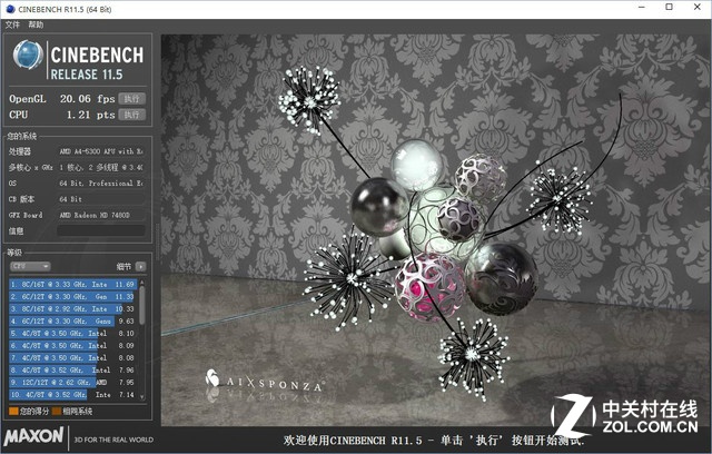 一分鐘了解CPU性能：AMD A4-5300實(shí)測