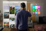 Win10眼鏡Hololens版VLC演示視頻：?？岜貍?！