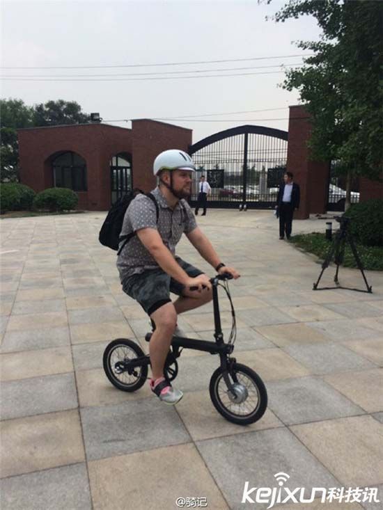 小米智能自行車實拍 小米自行車到底有多大？