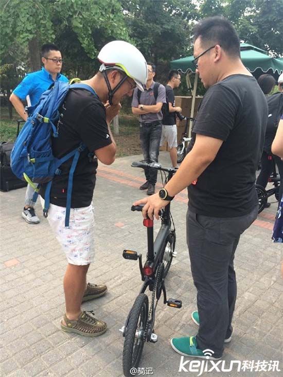 小米智能自行車實拍 小米自行車到底有多大？