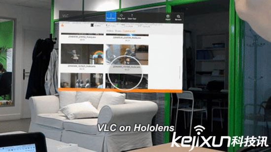 VCL登錄微軟產(chǎn)品 原來(lái)HoloLens這么看視頻！