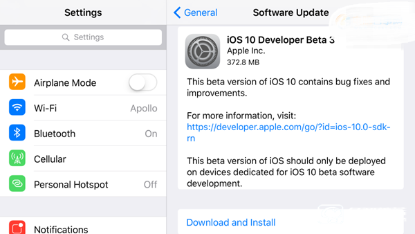 iOS10 Beta3更新了什么 iOS10 Beta3更新內(nèi)容大全