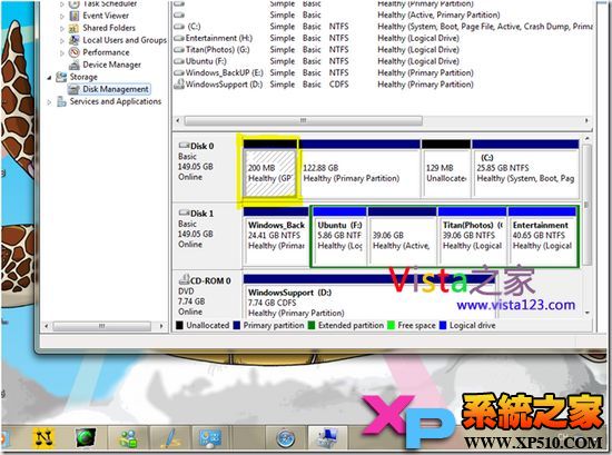 解決Win7安裝后出現隱藏分區問題