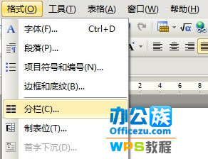 WPS文檔分欄設(shè)置,讓排版更完美
