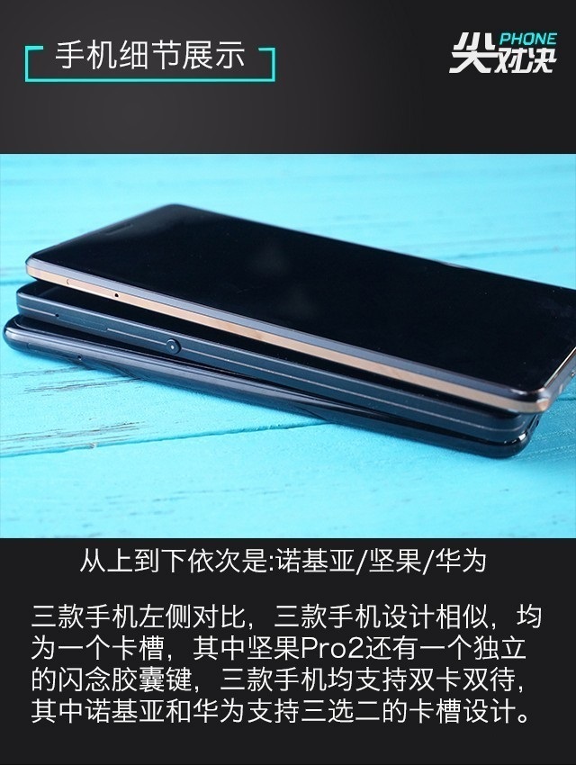 全面屏對決 諾基亞7 Plus、堅(jiān)果Pro2、華為Nova2s對比評測