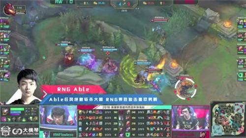 LOL德杯6與日比賽戰(zhàn)報(bào) Able卡莎五殺助力RNG晉級(jí)