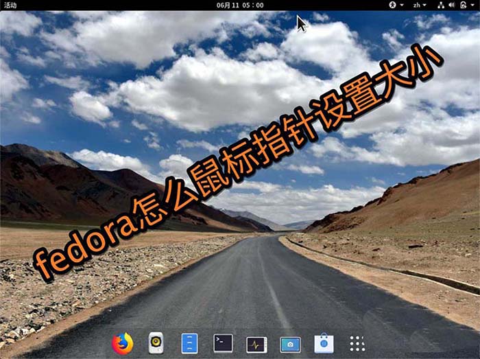 fedora系統(tǒng)怎么設(shè)置鼠標(biāo)指針大??？fedora鼠標(biāo)指針設(shè)置大小的教程