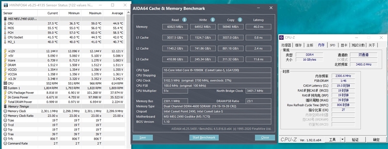 來(lái)自4600MHz C19的感動(dòng)！微星MEG Z490 GODLIKE主板評(píng)測(cè)